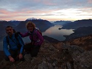 90 Colori del tramonto inoltrato verso iil Lago di Como 